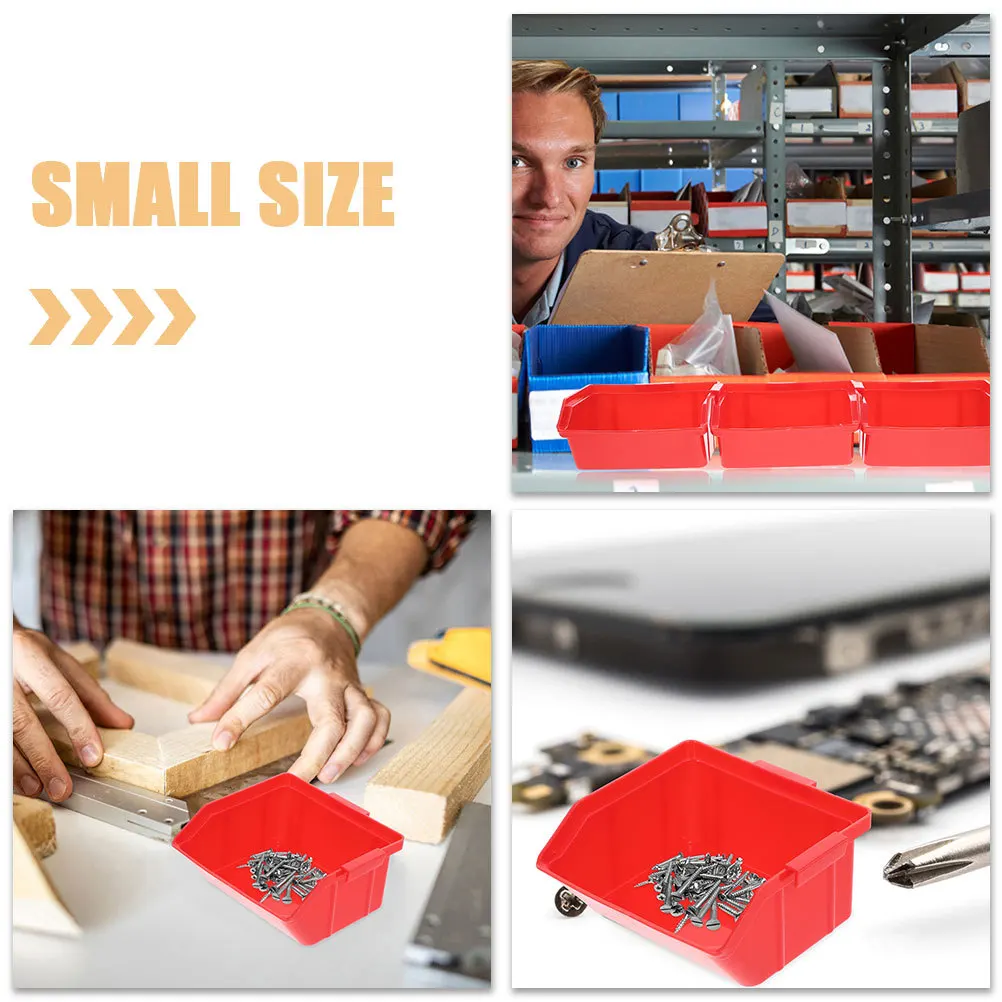 

Набор из 4 шт. органайзеров для инструментов: штабелируемые контейнеры для хранения, многоразовые, из прочного АБС-пластика, для эффективного экономии места