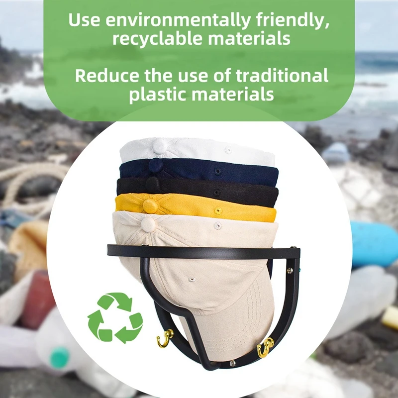 Hat Rack Baseball Cap Organizers Hat Holder Organizer For Wall,Wall Mounted Or Adhesive Hat Storage Rack Can Hold