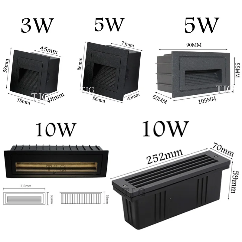 Wodoodporny zewnętrzny kinkiet LED długi kinkiet IP65 aluminiowa lampa ogrodowa willa kinkiet światło oprawa AC110V 220V kinkiet