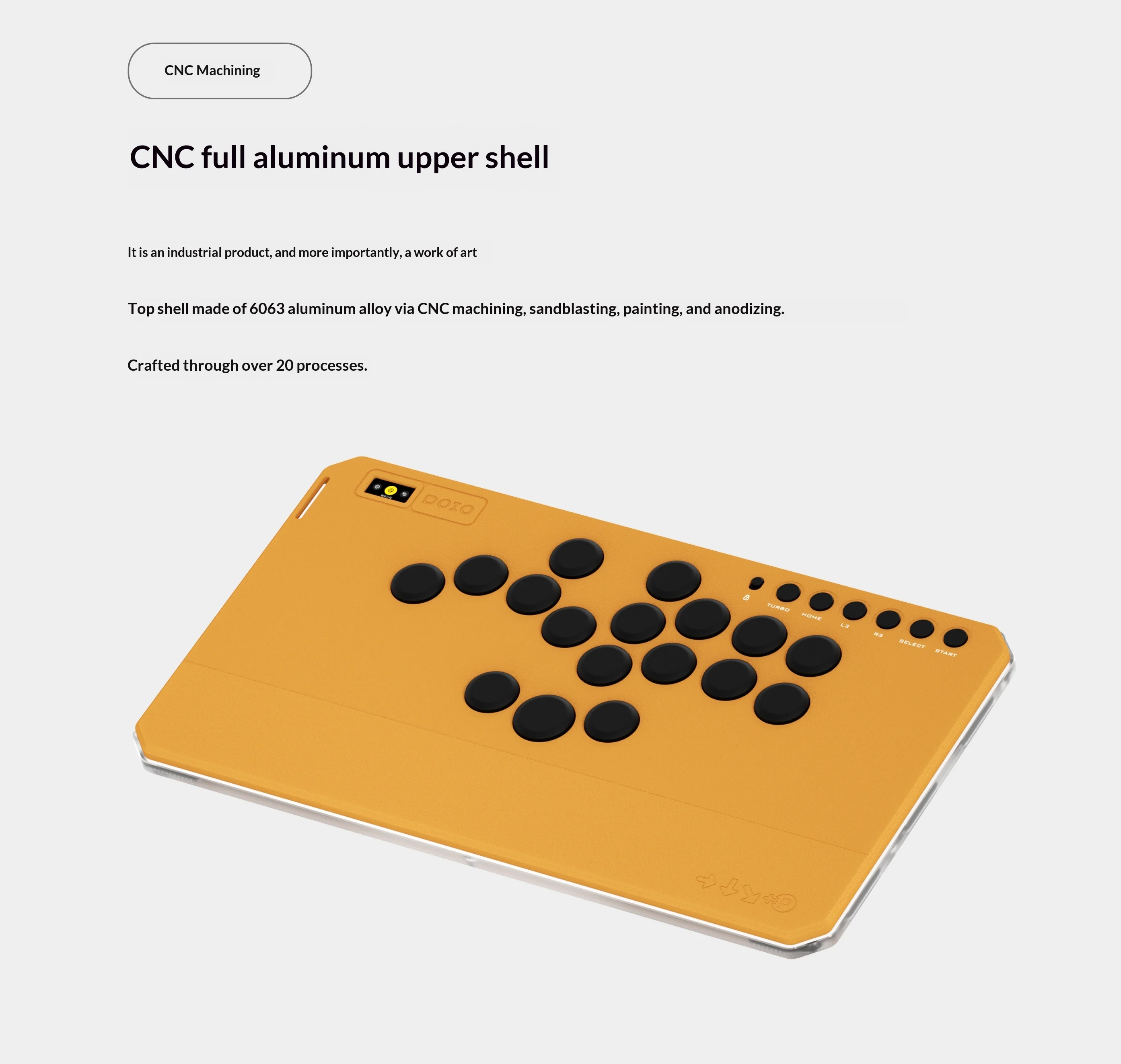 Wired Gaming Keyboard for Arcade USB Mechanical Controller