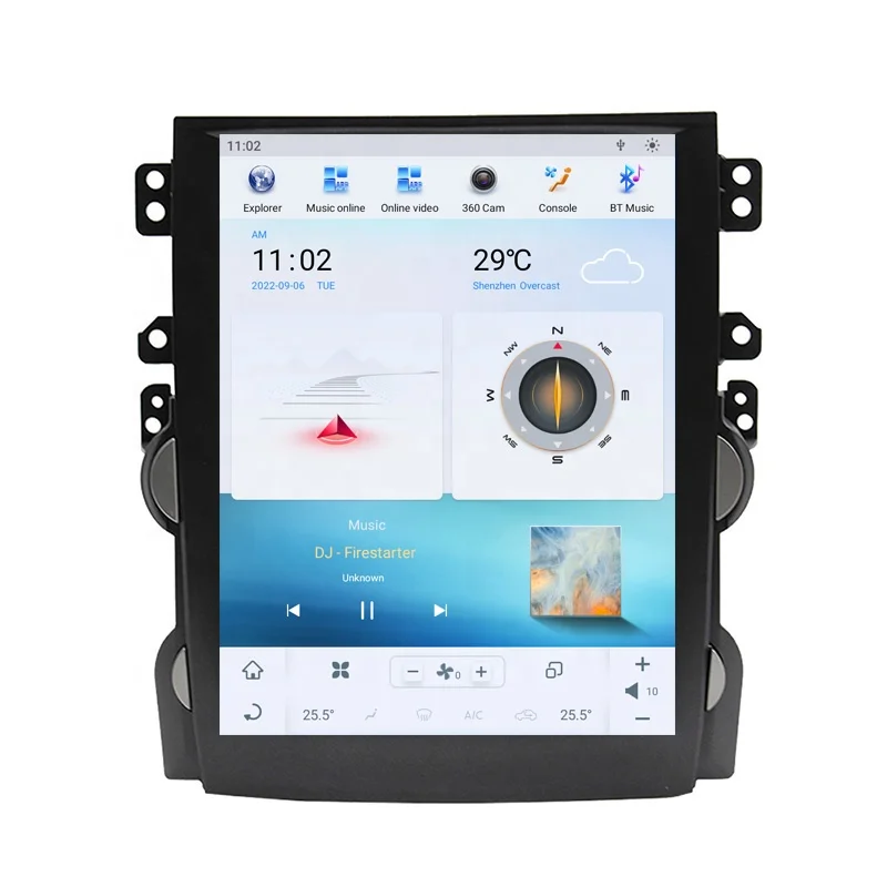 テスラスタイル11インチカーラジオ、シボレーマリブ2012-2015用カーマルチメディアプレーヤー、ワイヤレスCarplay、4G対応