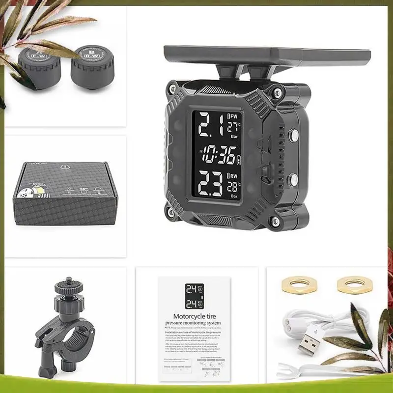 

AB98-мониторинг давления в шинах мотоцикла с дисплеем Обнаружение шин мотоцикла Устойчивая к высоким температурам система мониторинга