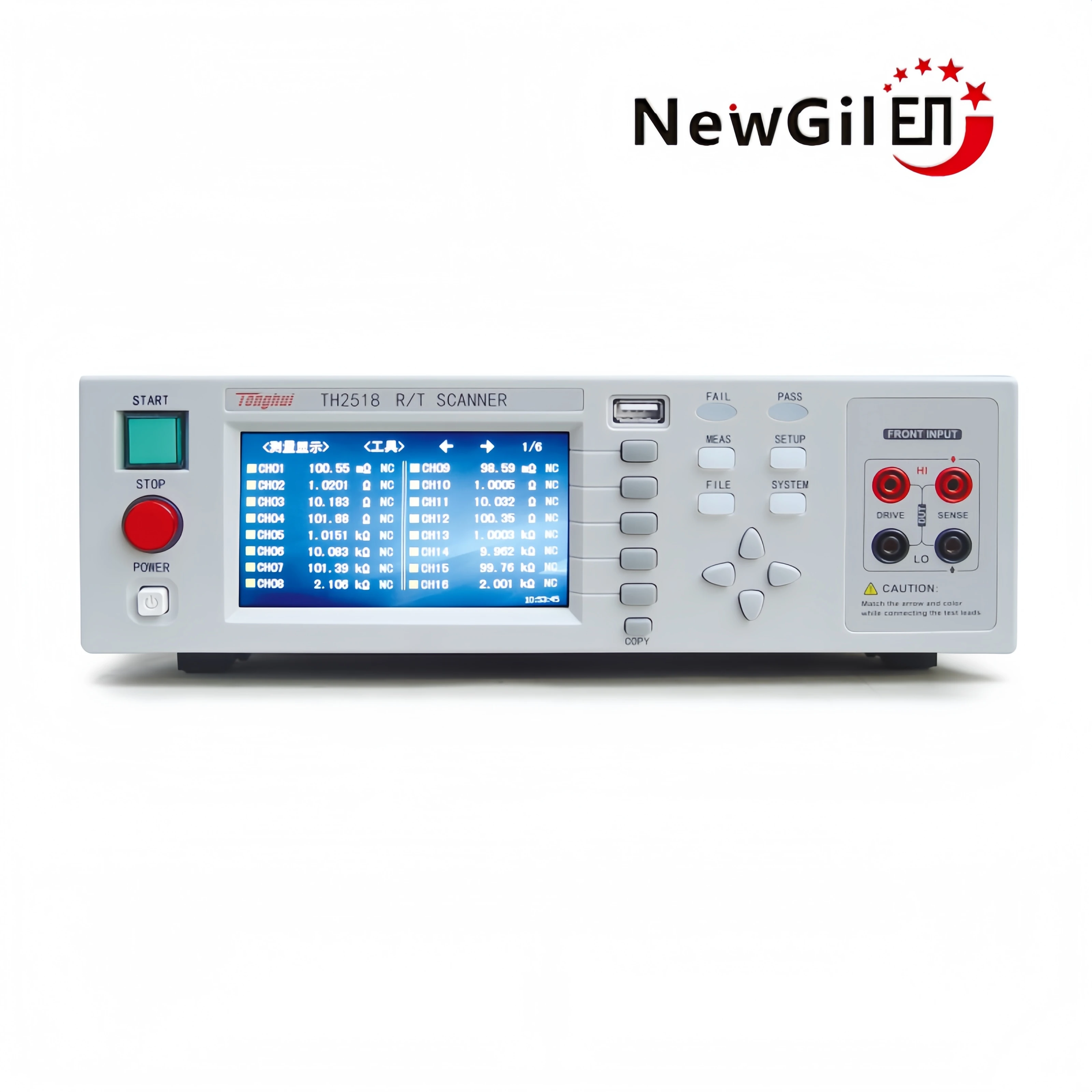 

Resistance/Temperature Scanning Tester TH2518