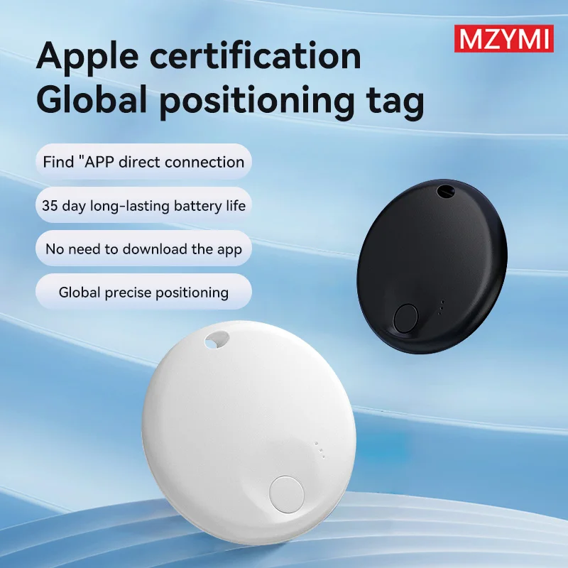 

MZYMI Smart Tag GPS Tracker Anti Lose Reminder Device Key Finder Pet Dog Kid Bag Wallet Car Locator Works With Apple Find My