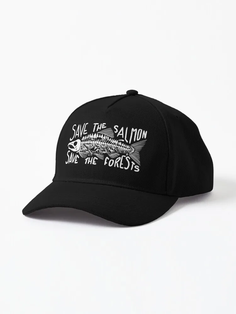 Save the Salmon Baseball Cap Mountaineering cute Wild Ball Hat Big Size Hat Horse Hat Men's Caps Women's