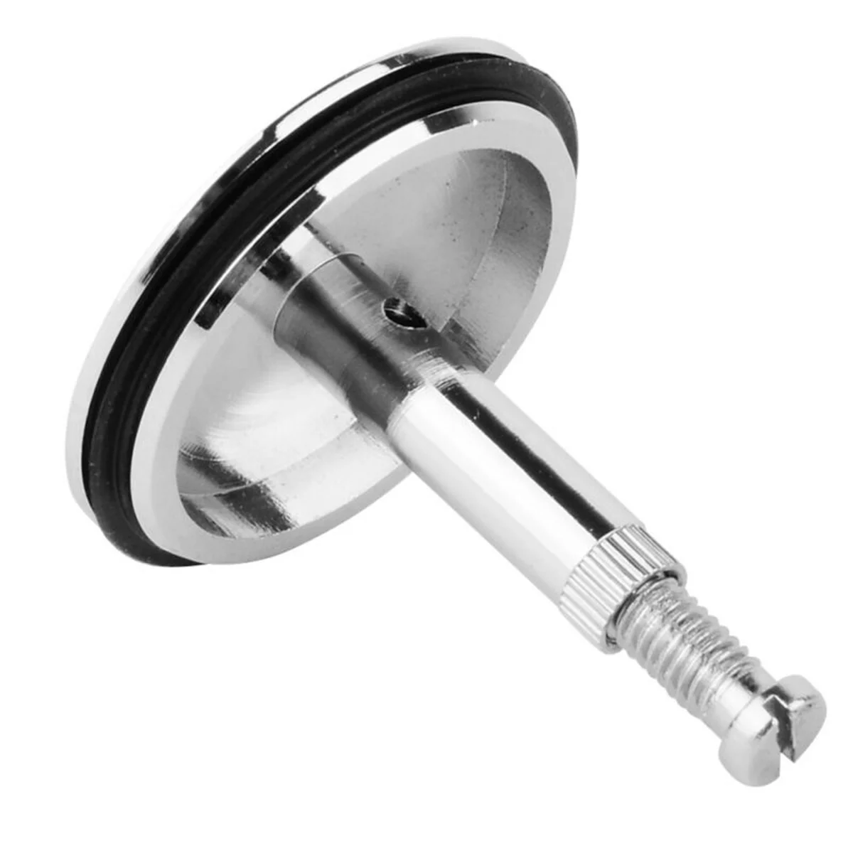 Tappo per vasca da bagno in ottone da 43mm tappo di scarico valvola tappo di scarico per vasca da bagno placcatura in argento per la maggior parte dei lavelli vasche da bagno miglioramento della casa