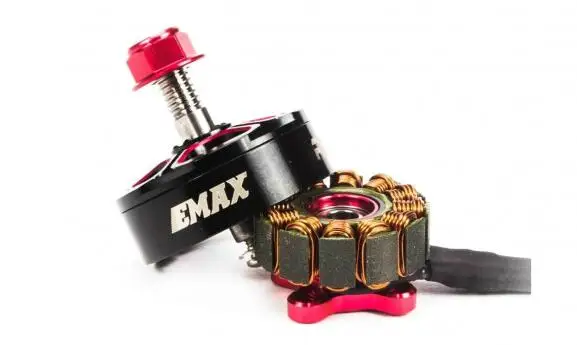 EMAX RSII 2206 RS2206 RSii2206 1700kv 1900KV EZO cuscinetto Titanuim albero motore Brushless per FPV Racing (4 ~ 6S) RC Drone