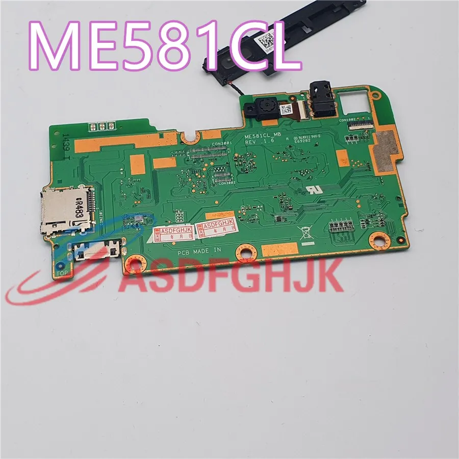 Original For ASUS For Memo Pad 8 ME581CL-MB REV 1.6 ME8150C K015 K01H Motherboard  60NK01H0 Horn DN6719AW00Tested Fast Shipping