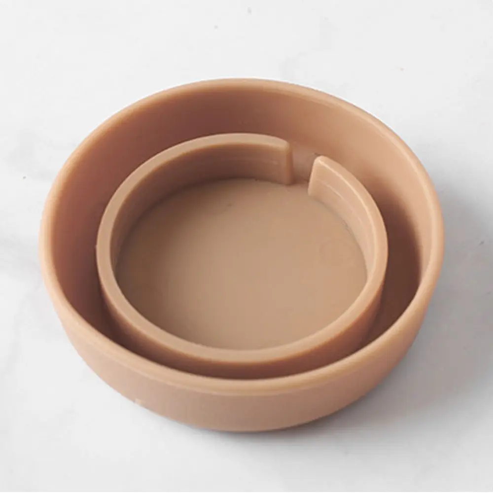 Round Cactus Succulent Plants Garden Supply Self Watering Flower Pot With Drainage Hole Flower Containers Indoor Orchid Pots - view 4