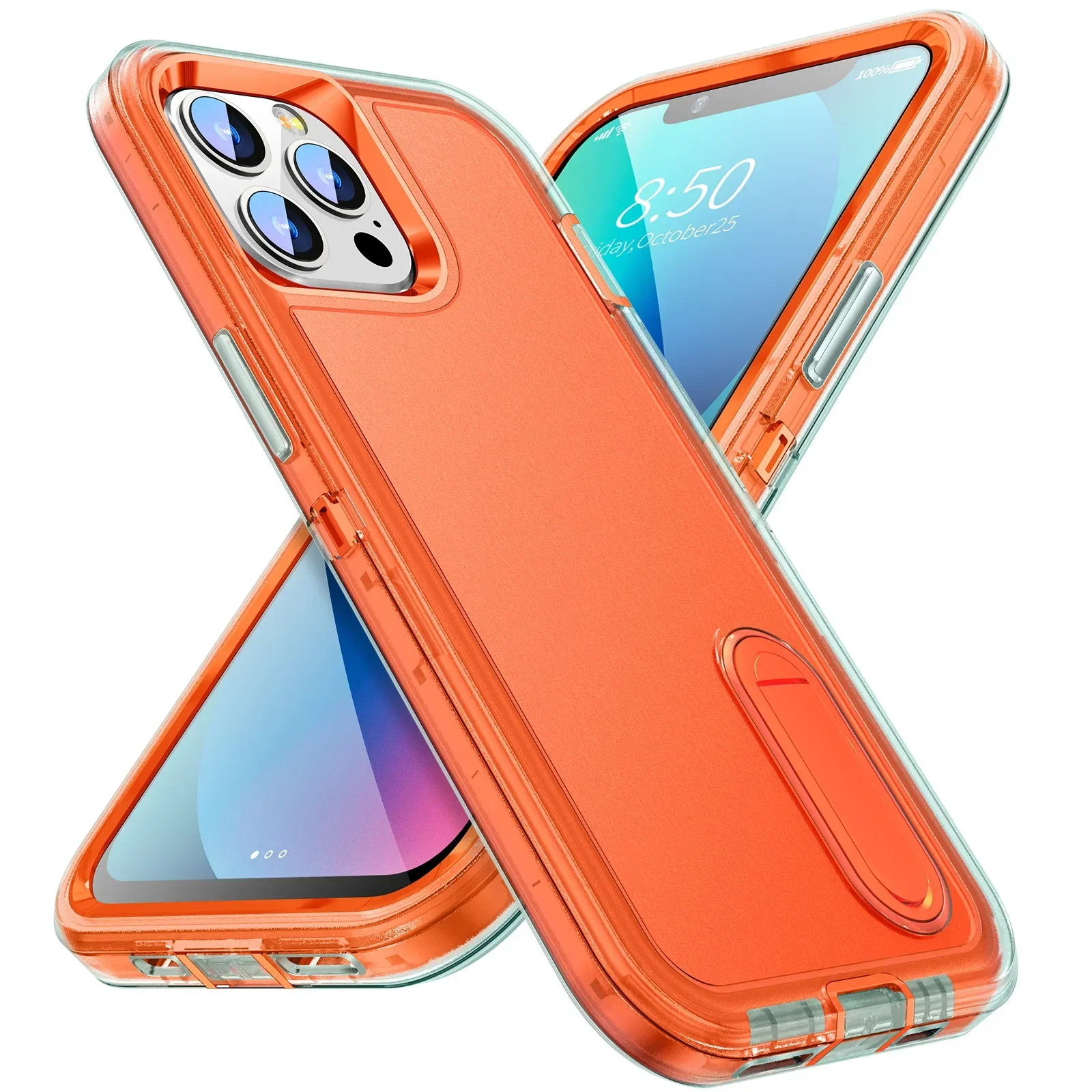 Hülle für iPhone 18 Pro Max 17e 17 Pro Max 16 Pro 15 14, robuste Stoßdämpfung, vollständiger Körperschutz, Silikon-Gummi-Cover – Detail 19