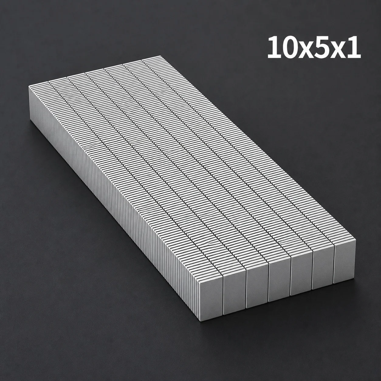 Neodymium Magnet Anti Corrosion Metal Magnetic Rectangular 10x5x1mm Durable Waterproof Whiteboard Office Organizer