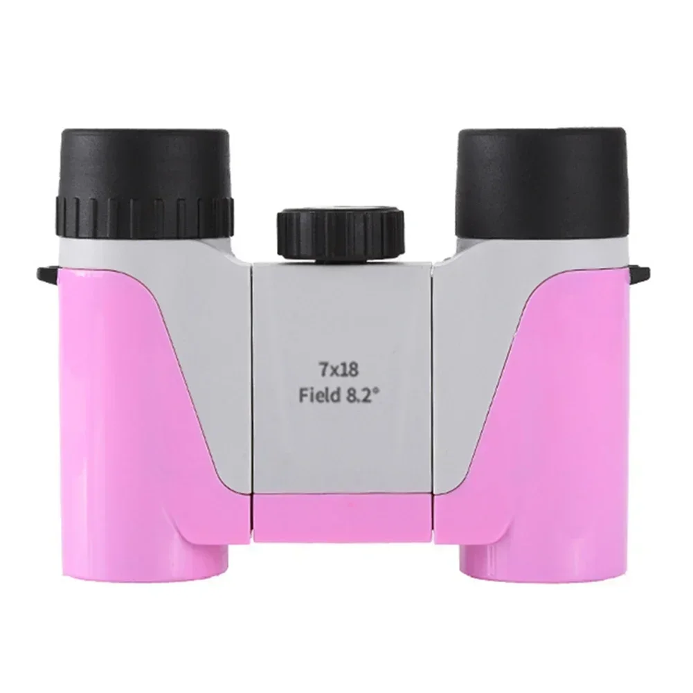 

For Bird Watching Portable Telescope 7x Magnification Learning Experience 81x113x33mm Adjustable Focus Kids Binoculars