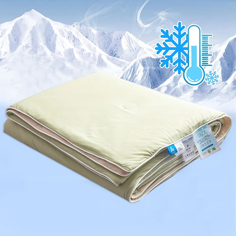 Peter Khanun Cooling Blankets Smooth Air Condition Comforter Lightweight Summer Quilt with Double Side Cold Skin-friendly