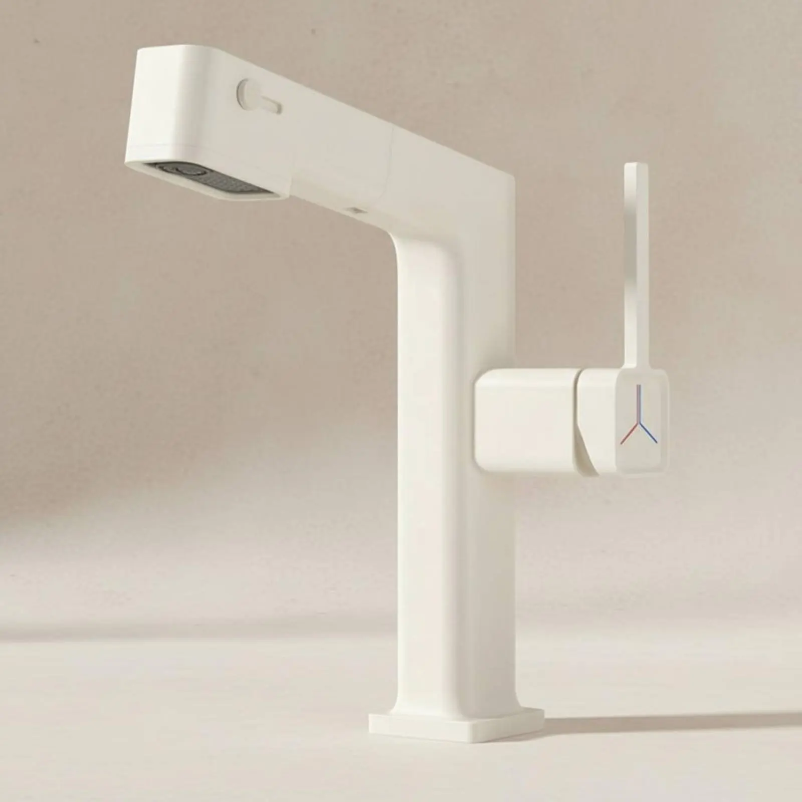 

Выдвижной смеситель для ванной комнаты с регулировкой горячей и холодной воды, выдвижной смеситель для раковины с функцией смешивания воды