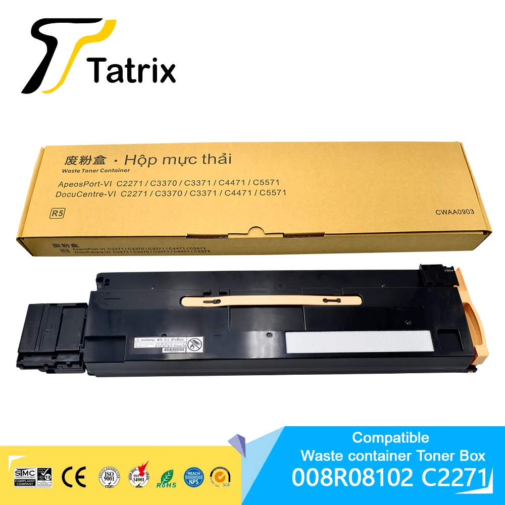 

Tatrix 008R08102 контейнер для отходов 008R08102 C2271, совместимый контейнер для отходов для Xerox ApeosPort -VI C2271 C3370 C3371 C4471