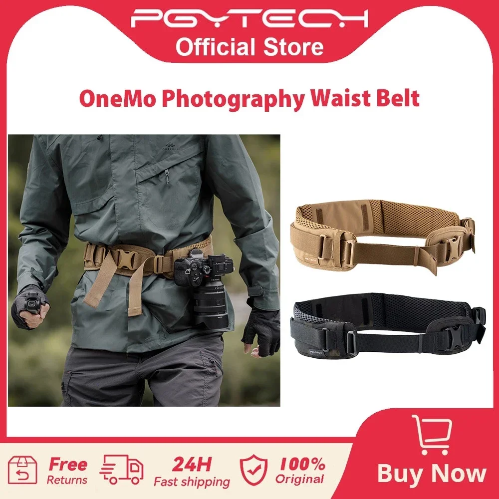 Original PGYTECH OneMo Adjustable Photography Waist Belt Multifunctional Waist Strap For Outdoor Shooting Photographer Equipment