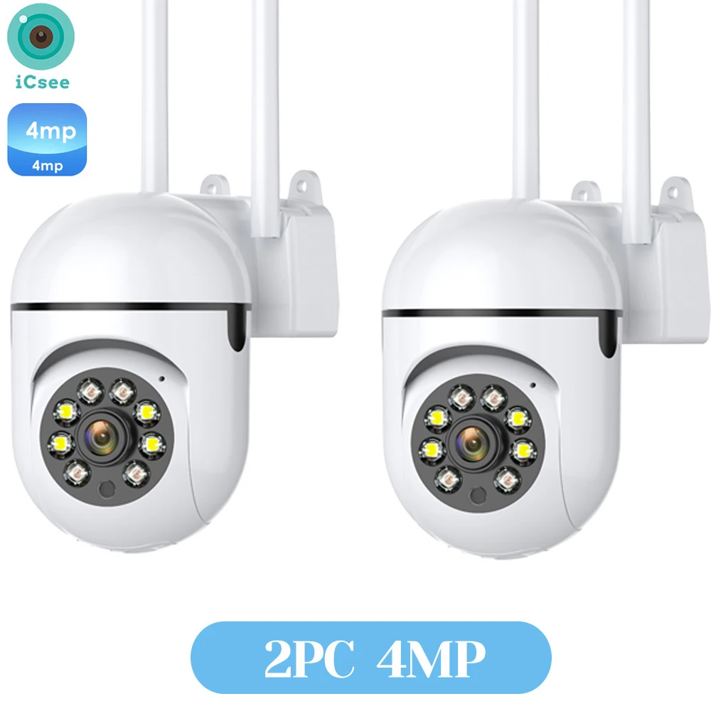 4MP Wifi Camera Buiten 2K HD Beveiliging PTZ IP Camera AI Auto Detect Tracking Indoor Baby Nacht Kleurencamera Surveillance ICSee