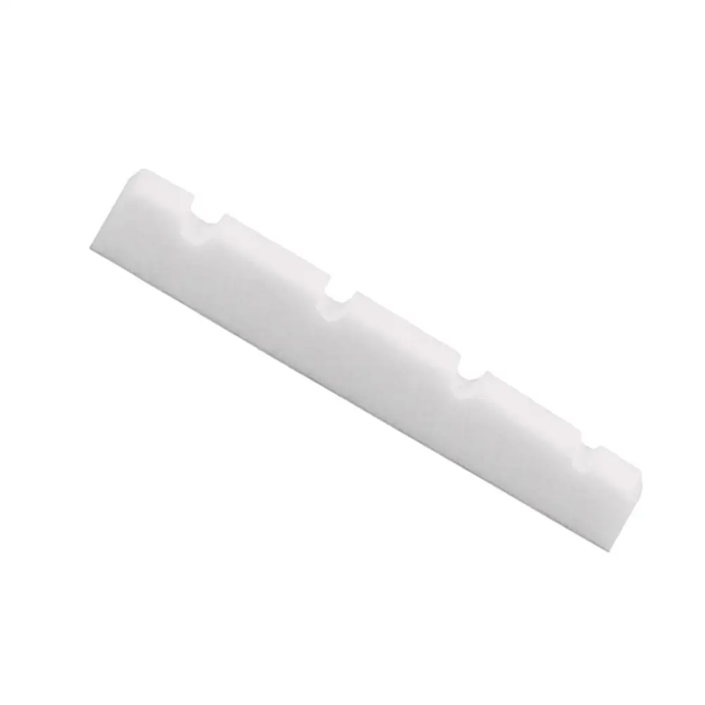 

Guitar Nut Bone Acoustic Bass Parts Pre Slotted Lightweight Oxen Bone Guitar Parts Compact Portable Easy Use Accessories