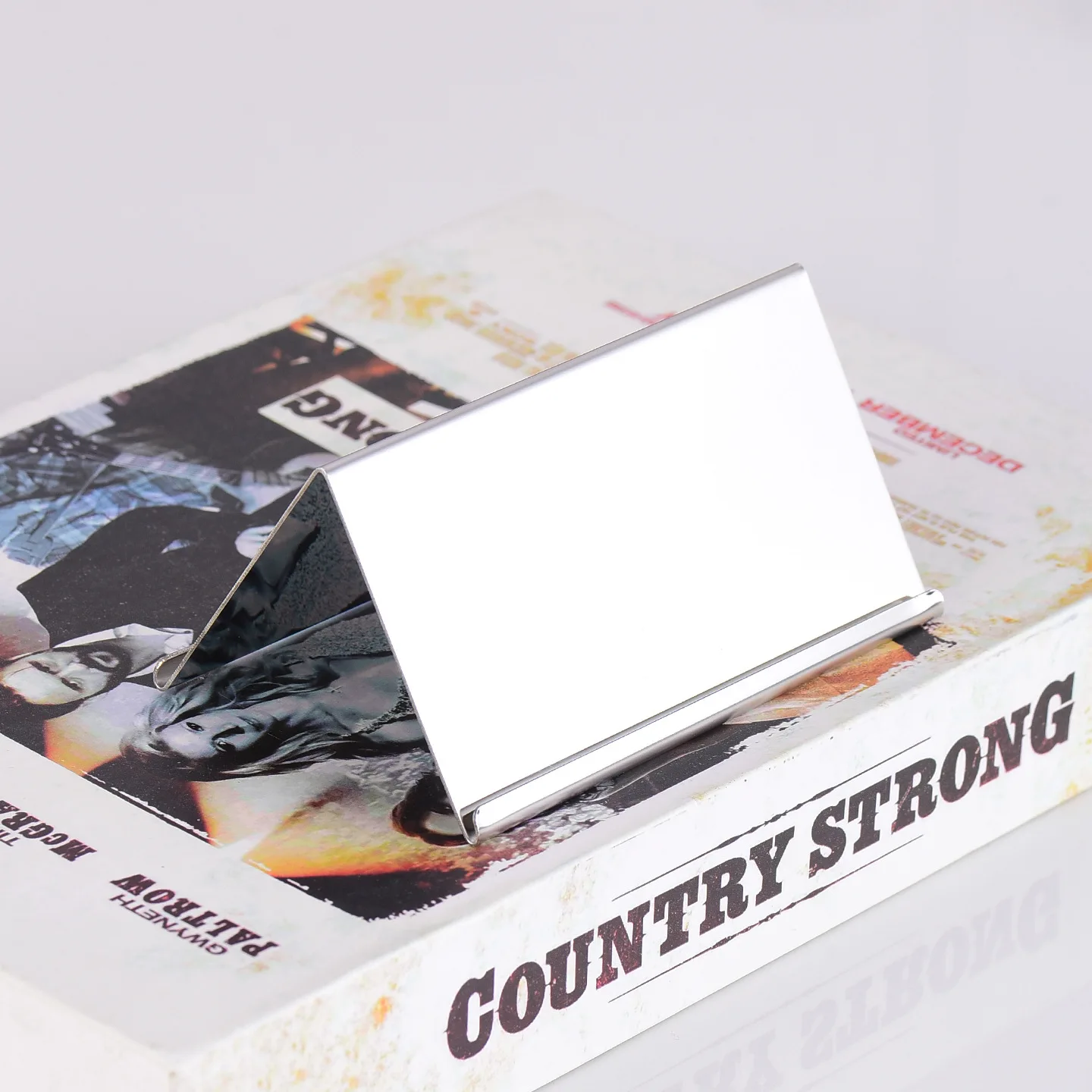 10pcs/lot Table Card Mini Price Tag Sign Holder Display Stand Stainless Steel Snack Label Holder for Wedding Party Number Show