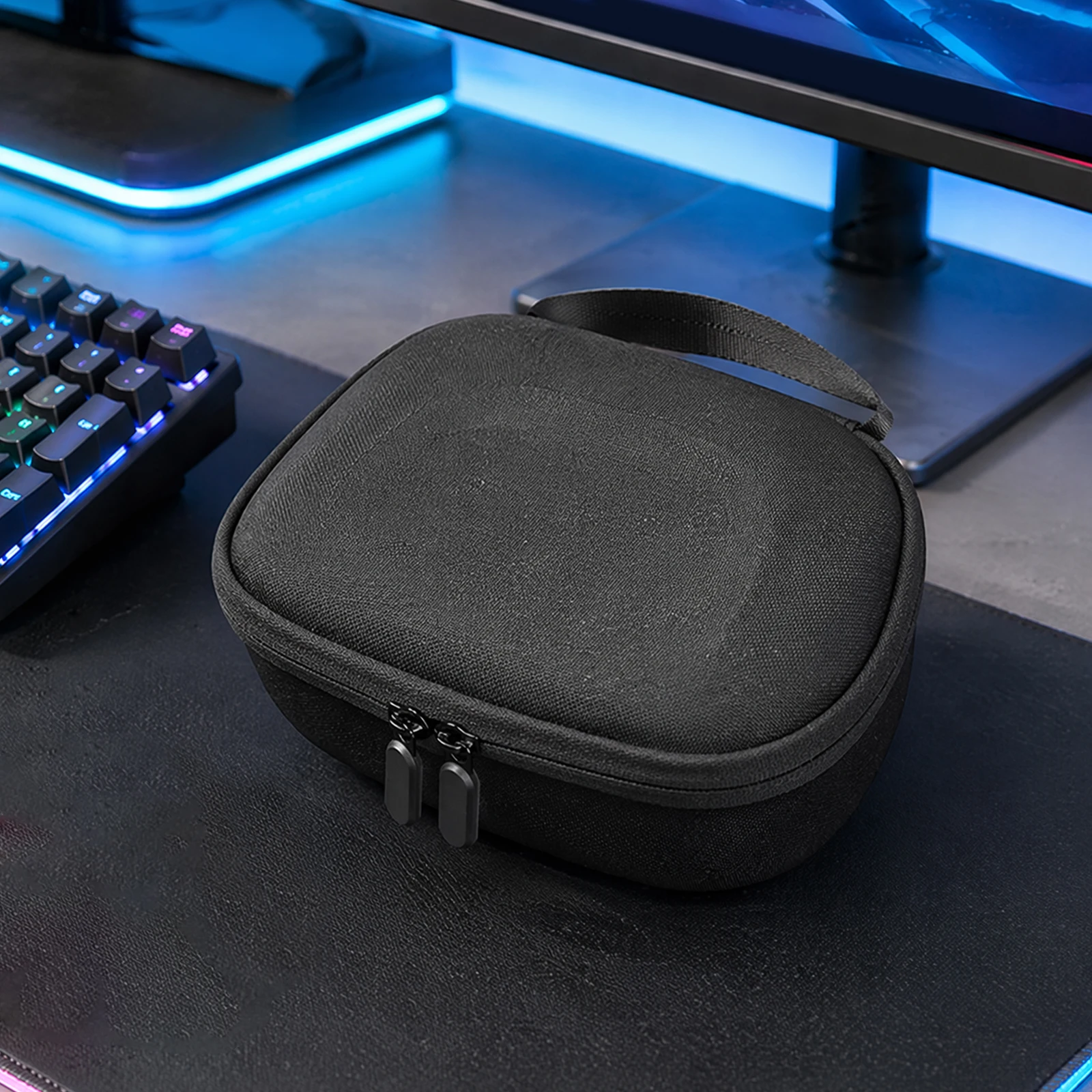 EVA Hard Controller Carrying Case Fit for Steam Controller2 Accessories Protective Carrying Pouch Scratch-Resistant Lightweight