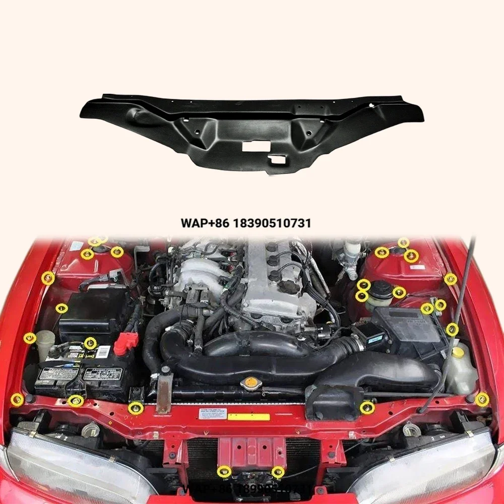 

For Silvia S14A (Late Model) GA Style Fiberglass Cooling Panel Body Parts for Effective Protection