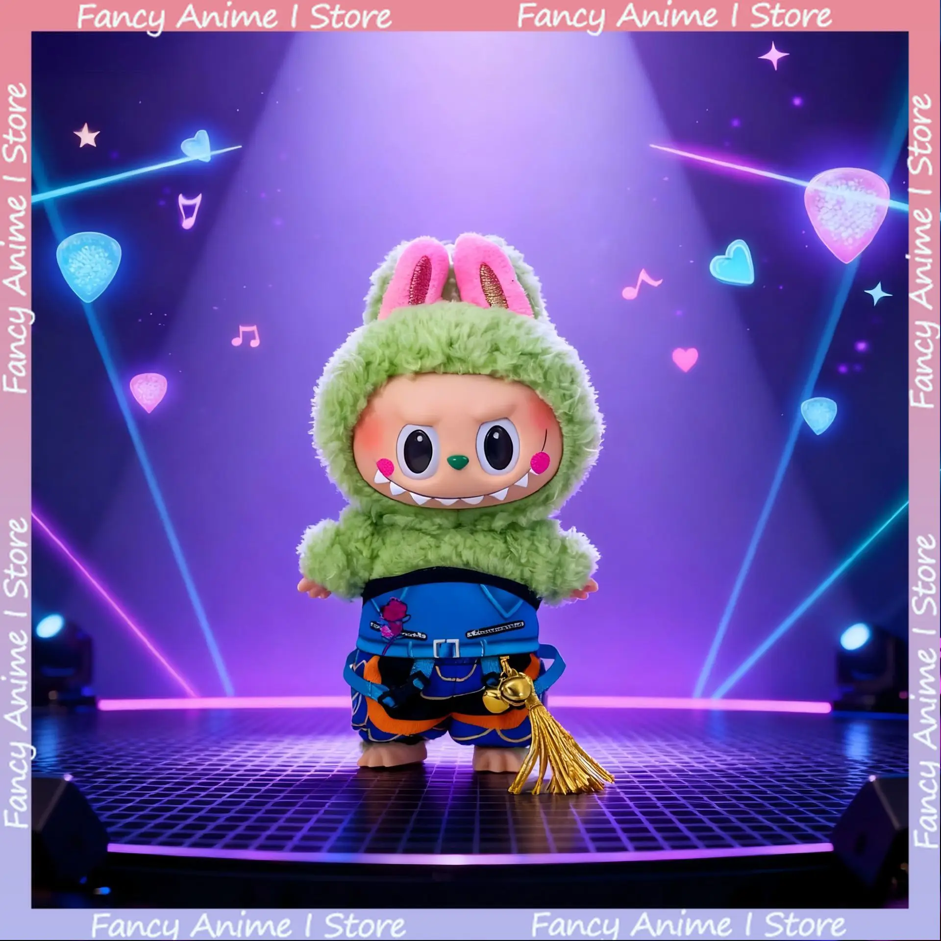 K-Pop شيطان الصيادين ملابس دمى ل 17 سنتيمتر Labubu الكرتون رومي زوي ميرا المعبود زي مجموعة صغيرة أفخم دمية الملابس والاكسسوارات