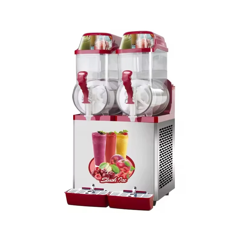 

Industrial Crushed Ice Slush Machine/ Frozen Slush Dispenser Drink Machine