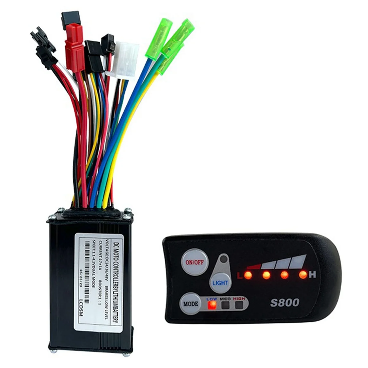 

Bicycle Lithium Conversion Kit Controller S800 Meter Combination Bicycle Conversion Parts Cycling Equipment