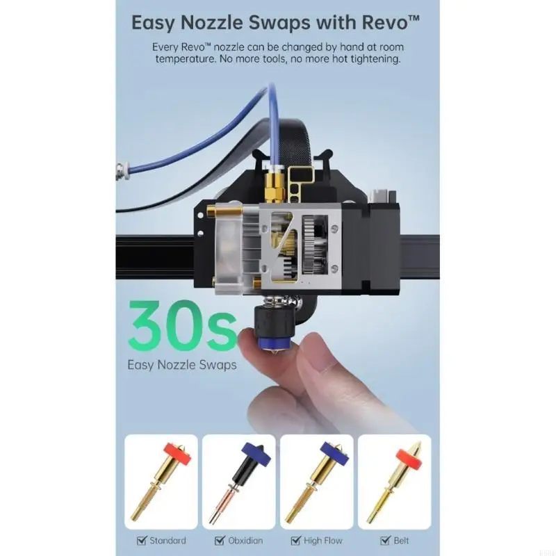 

R58F V2S Lite Revos Extrader Advanced Rapidchange Revos Сопла для 3D -печати