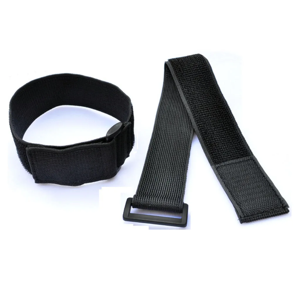 

2Pcs Strong Non-Slip Elastic Leg Belt 30Cm Hook and Loop Closure Webbing Strap for Fun Games School Sports Carnival Race Team