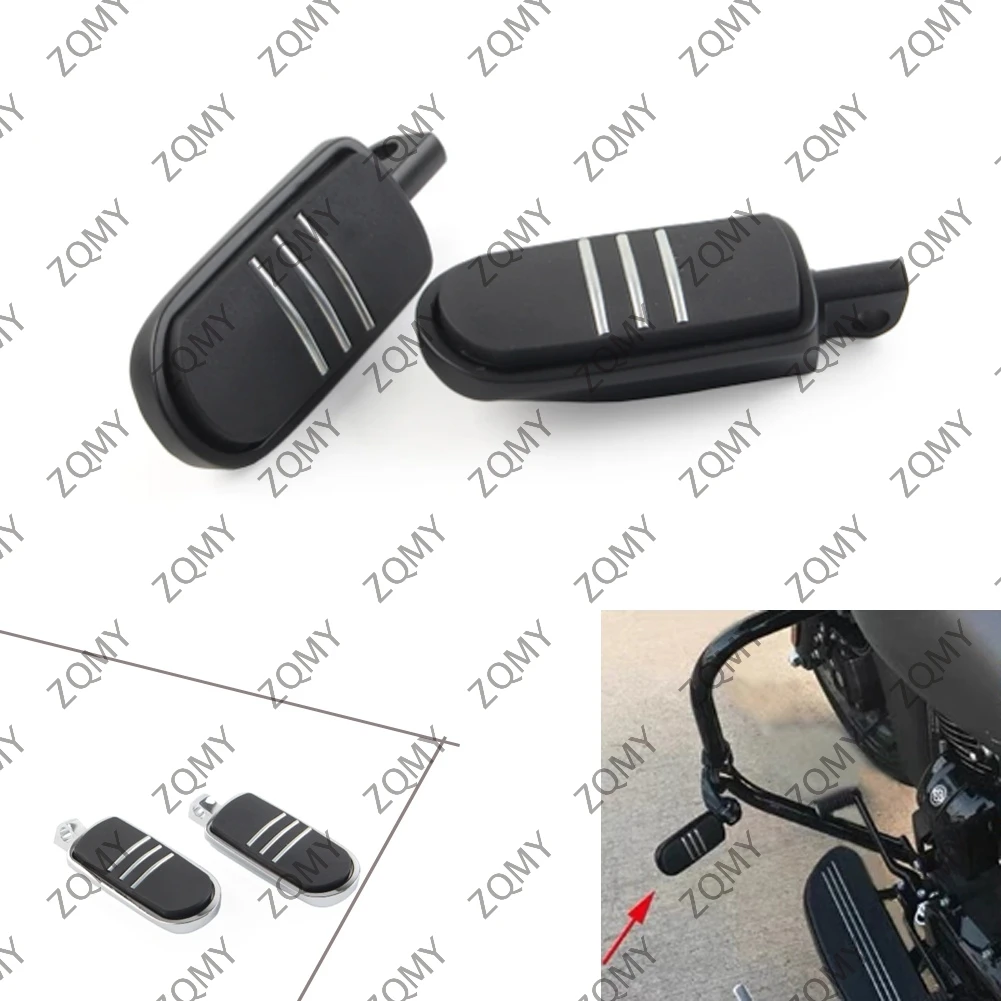 

Motorcycle Universal 32mm 1.25" Male Foot pegs Footrest Pedal For Harley Iron XL 883 1200 Dyna