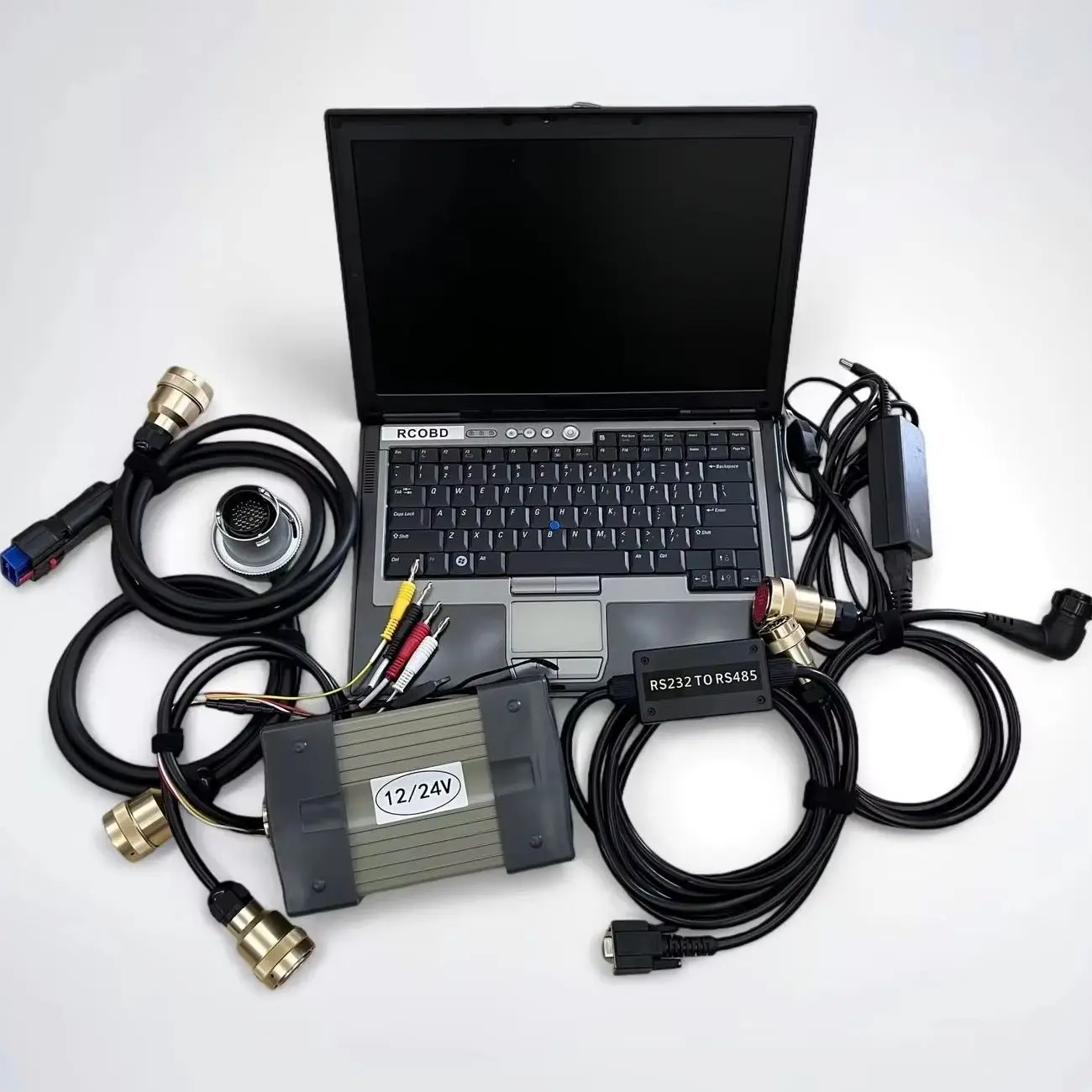 MB STAR C3 Car Auto Diagnostic Tool 3 Multiplexer SD Scanner Software NEC Relays Used for Mercedes 4G in Laptop D630 No Battery