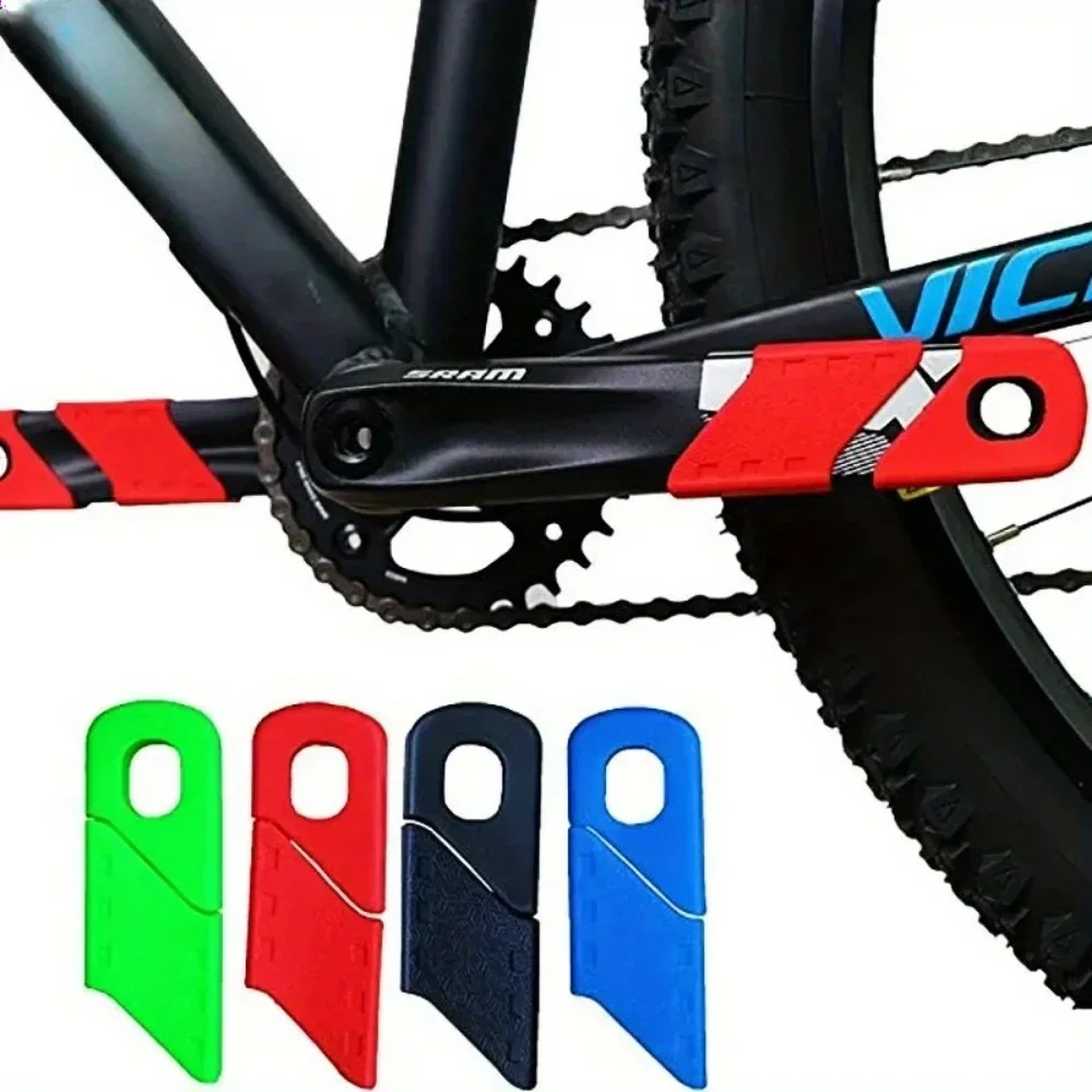 AliExpress NONE 1set Mountain Bike Crank Protective Cover MTB Bike Crank Set Protective Crank Arm Cover Universal Bicycle Accessories