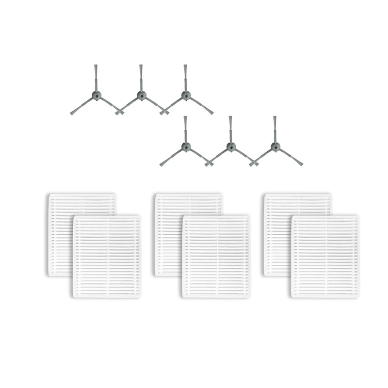 HLZS-Pièces de rechange pour aspirateur robot Lubluelu L20, kit de filtre à balai à dents
