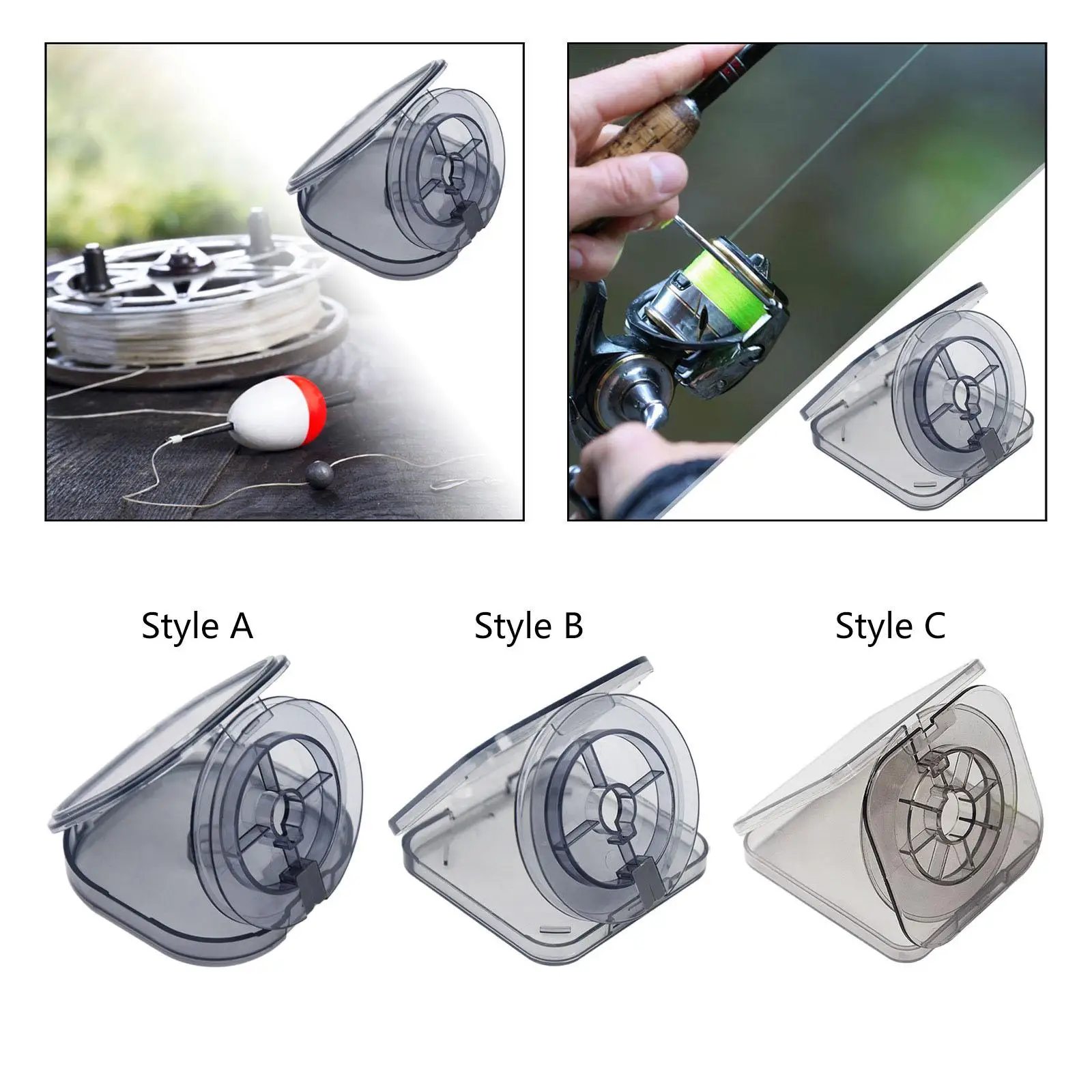 Fishing Line Hook Storage Case Multi Slots Fly Fishing Practical with Compartments Fishing Tackle Box Fishing Accessories