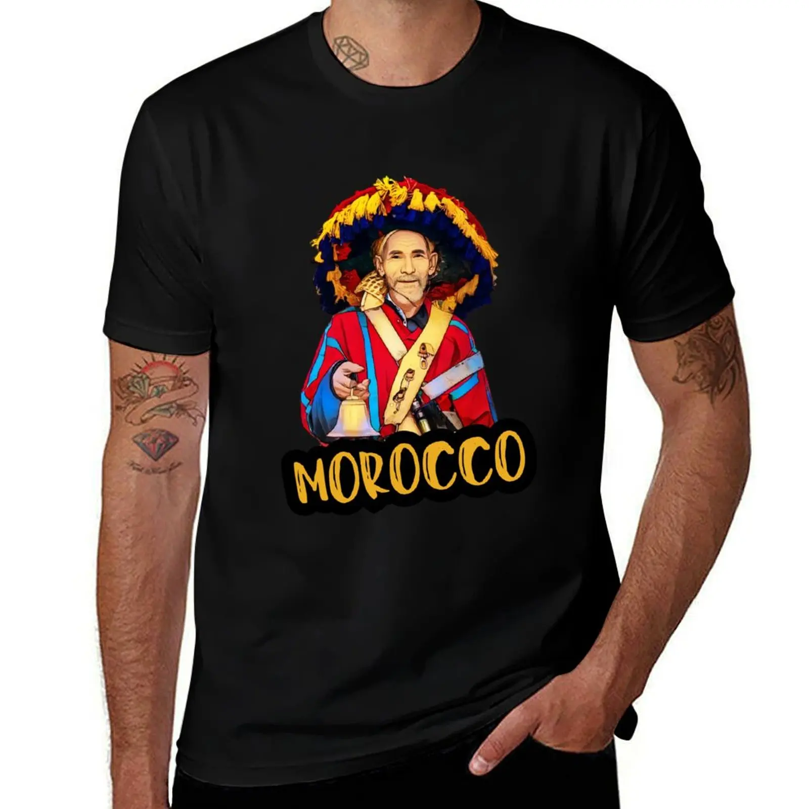 Moroccan Gerab T-Shirt Holiday Party for Men T-Shirt