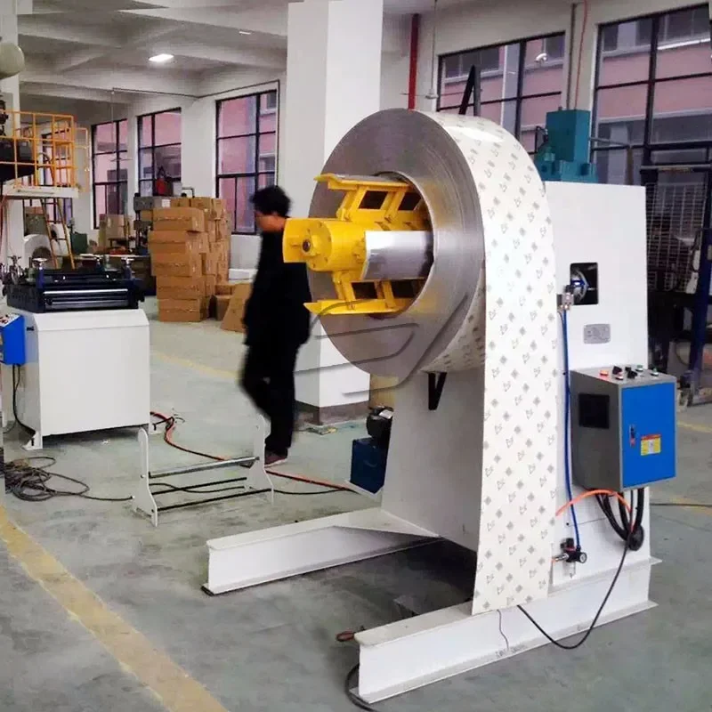 Automatic Hydraulic Decoiler for Punching Machine Metal & Metallurgy Machinery with Bearing Motor Gear Pump Engine