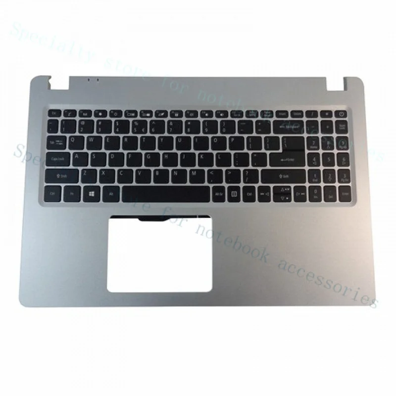 A++  for Acer Aspire A515-43 Silver Upper Case Palmrest & Backlit Keyboard 6B.HG8N2.001