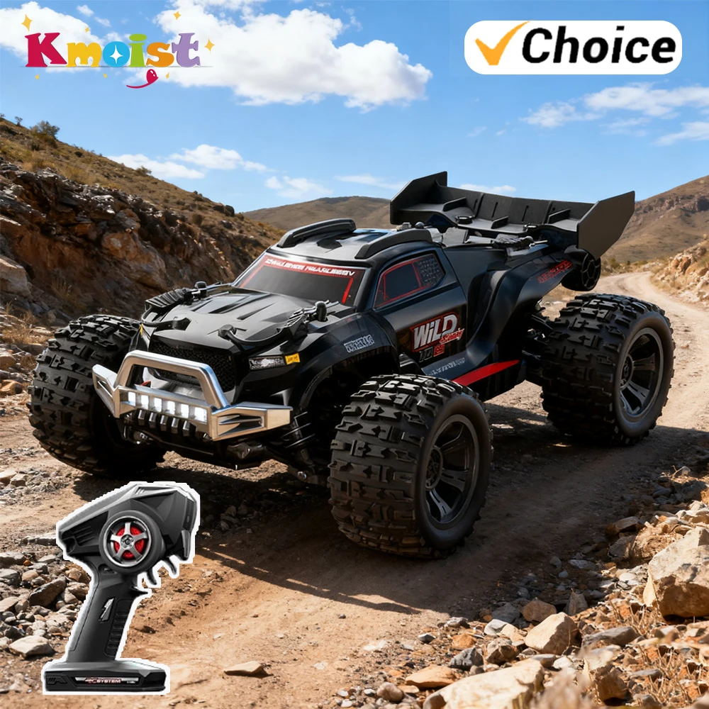 

JJRC 1/18 4WD High-speed Carbon Brush Remote Control Car Bright LED Lights Off-road Vehicle Toys for Boys Kids Christmas Gifts