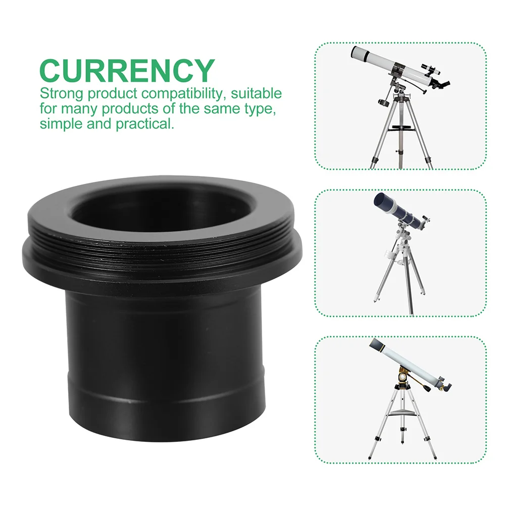 

2Pcs 1.25 Inch Telescope T Adapter Stainless Steel Mount Ring Camera Adapter for Astronomical Eyepiece Telescope Metal Holder