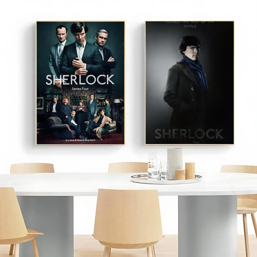Detective Series S-Sherlock Poster Wall Art Print Decorative Mural Home Decor Gift Unframed