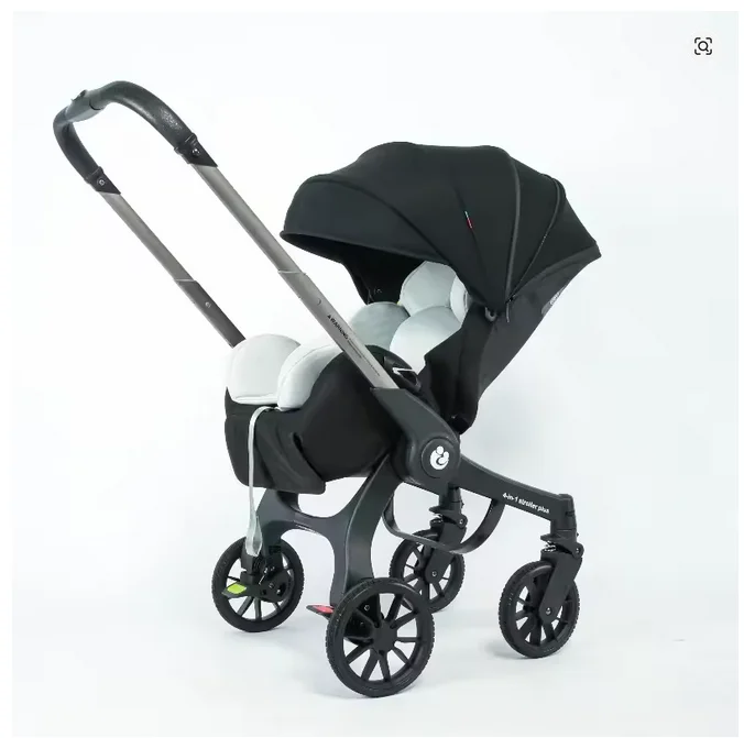 Baby Stroller 4 in 1 With Car Seat Baby Bassinet High Landscope Folding Baby Carriage Prams For Newborns Cart 3 in 1