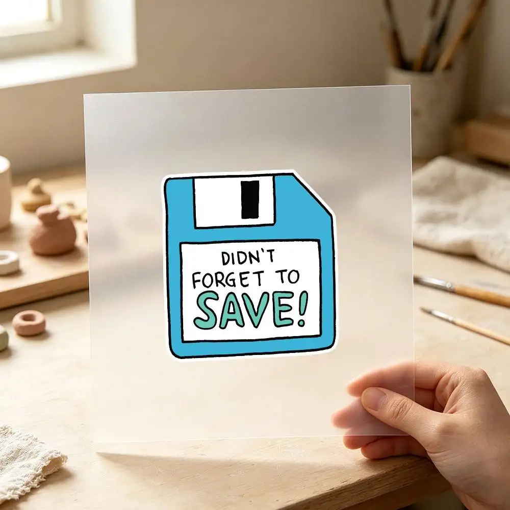 Didn’t Forget To Save Waterproof Stickers For Decorating Car Windows Motorcycles And Computers.