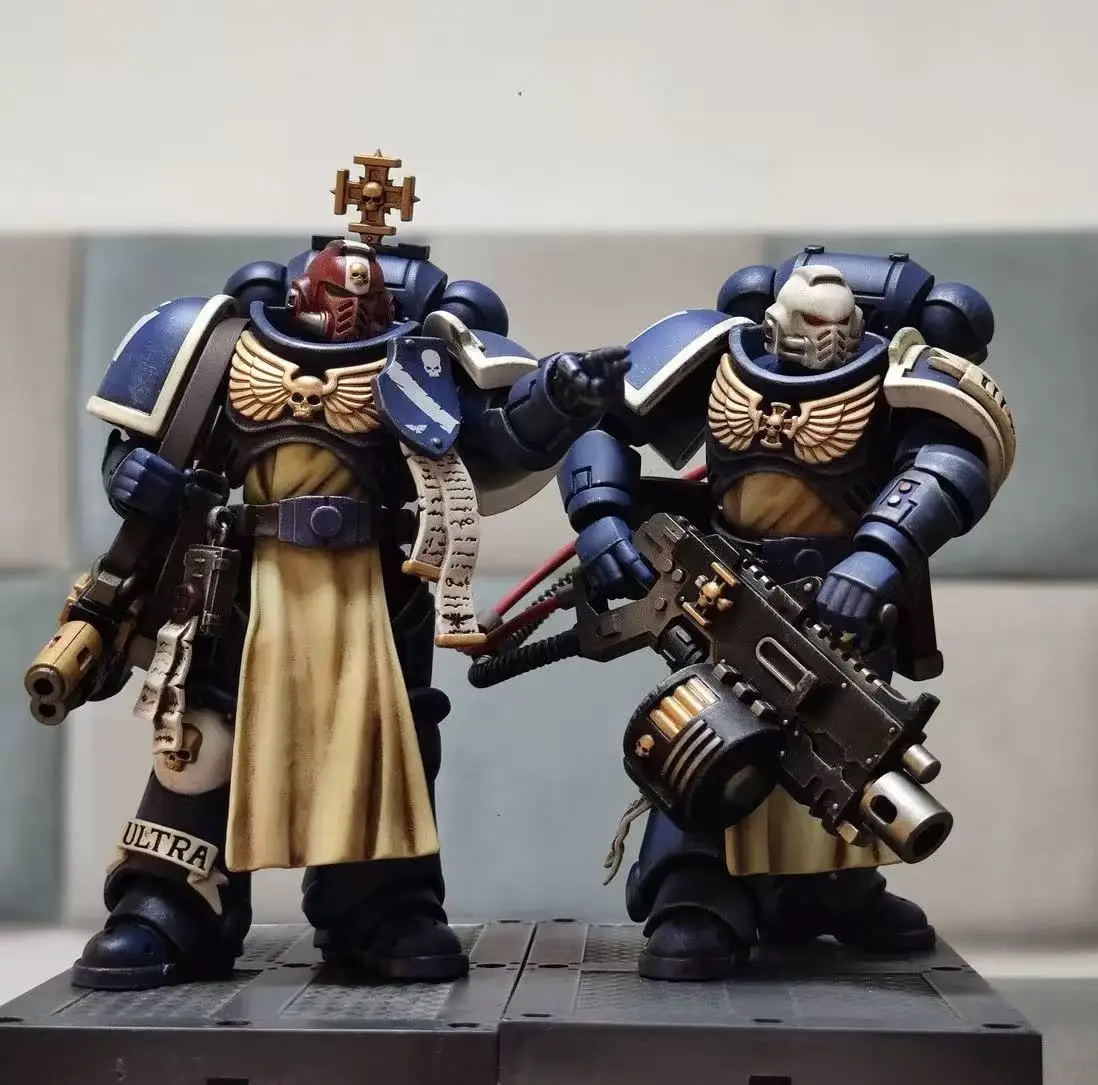 

New Joytoy 1:18 Dark Source Warhammer 40k Extreme Warrior Su Wei Scale Collectible Model Handmade Vintage Five Figure Group Toy