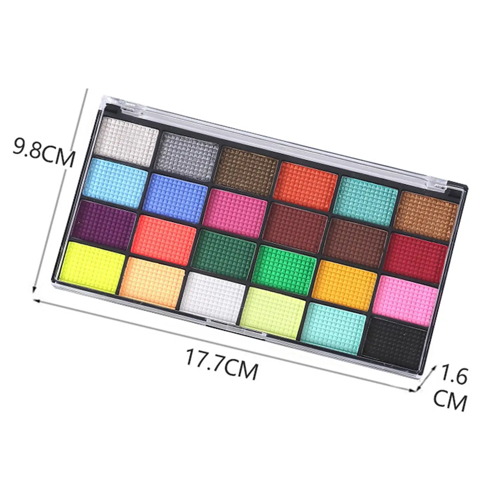 Set de Pintura Facial y Corporal, Paleta de Pintura Facial con Pincel para Halloween, Actuaciones Escénicas y Disfraces
