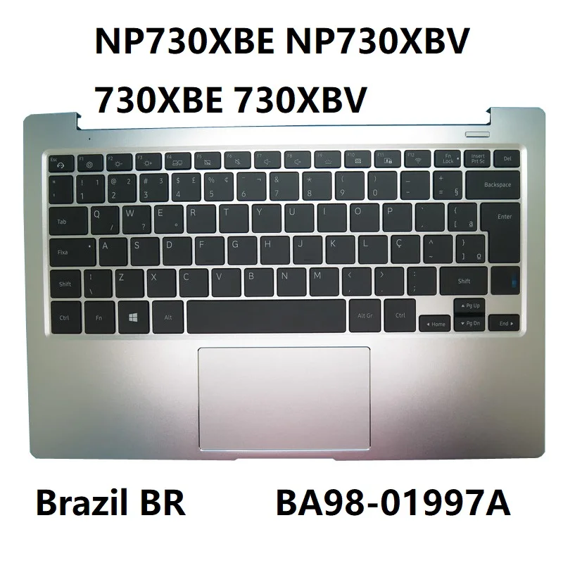 BA98-01997A Brazil BR Laptop PalmRest&keyboard For Samsung NP730XBE NT730XBE NP730XBV NT730XBV 730XBE 730XBV With Speaker New