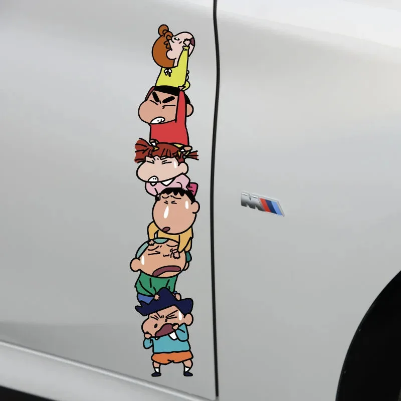 Crayon Shin-chan Car Sticker Personality Fashion Anime Styling Stickers Decoration Car Body Creative Decals Decor Accessories