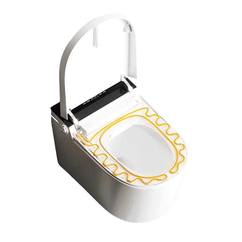 8822T Automatic Intelligent Wall Hung Elongated Smart Toilet Remote Control Auto-flushing AI Voice Controlled Fully Top