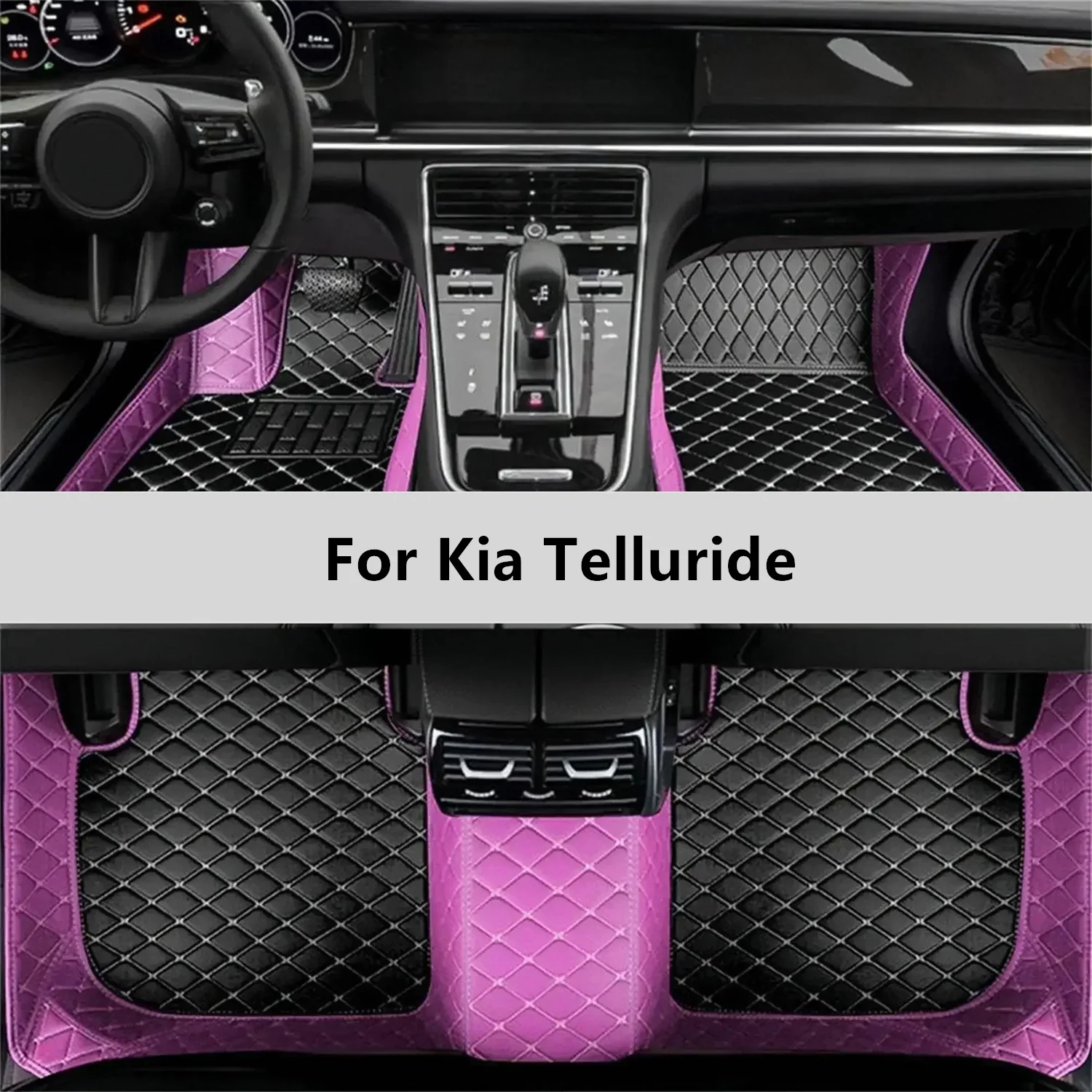 

Автомобильные коврики на заказ для Kia Telluride 2020 2021 2022 2023 2024 2025 2026 Коврик для автомобиля Аксессуары для интерьера