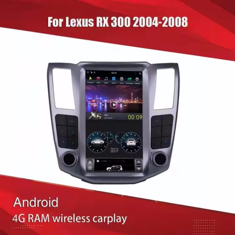 

Aotsr 12.1" Android Car Radio Stereo Multimedia DVD Player GPS Navigation For Lexus RX300 RX330 RX350 2004 2005 2006 2007 2008